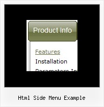 Html Side Menu Example Slide Menu With Javascript