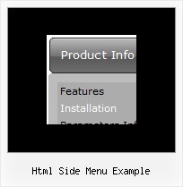 Html Side Menu Example Dhtml Menu Bar Scrolling