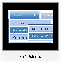 Html Submenu Javascript Disable Select