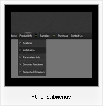 Html Submenus Javascript Vertical Navigation
