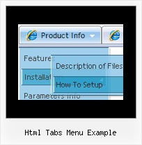 Html Tabs Menu Example Tutorial Menu Vertical