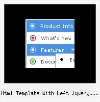 Html Template With Left Jquery Menu Javascript Floating Navigation Bar