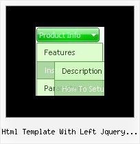 Html Template With Left Jquery Menu Cascading Menus Examples