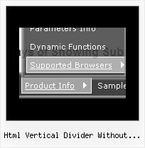 Html Vertical Divider Without Table Navigation Bar How To Make