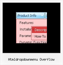 Htmldropdownmenu Overflow How To Program With Javascript