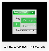 Ie8 Rollover Menu Transparent How To Create Drop Down Menus