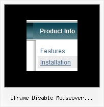 Iframe Disable Mouseover Javascript Windows Xp Style Menu Fade
