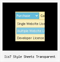 Iis7 Style Sheets Transparent Transparency In Dhtml