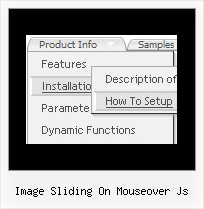 Image Sliding On Mouseover Js Examples In Creating Menu In Html