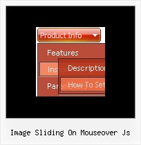 Image Sliding On Mouseover Js Html Code Menu Transparent