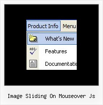 Image Sliding On Mouseover Js Java Menu Tutorial