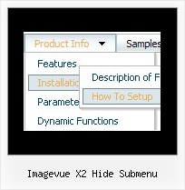 Imagevue X2 Hide Submenu Java Script Menu Mouse Over