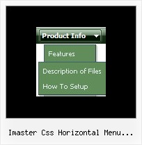 Imaster Css Horizontal Menu Source Code Html Cascading Menu