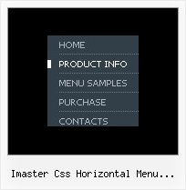 Imaster Css Horizontal Menu Source Code Menu Java Submenu