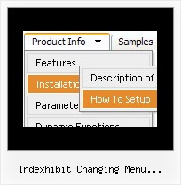 Indexhibit Changing Menu Orientation Rolldown Menu Html