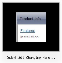 Indexhibit Changing Menu Orientation Menu And Hover And Sample