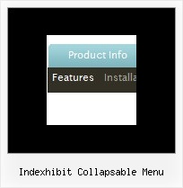 Indexhibit Collapsable Menu Sample Side Menu