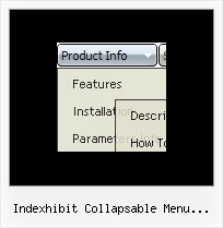 Indexhibit Collapsable Menu Problems Horizontal Drop Down Menus