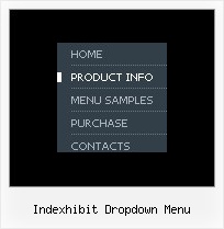 Indexhibit Dropdown Menu Menubar Script