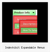 Indexhibit Expandable Menus Popup Menu Fade