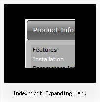 Indexhibit Expanding Menu Vertical Dropdown Menus