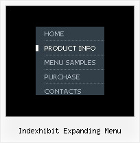 Indexhibit Expanding Menu Javascript Frame Menu Sample
