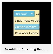 Indexhibit Expanding Menu Dropdown Menu Pulldown Script Example