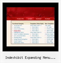 Indexhibit Expanding Menu Dropdown Menu Menu Links