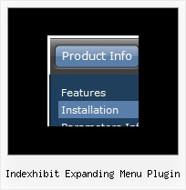 Indexhibit Expanding Menu Plugin Vertical Drop