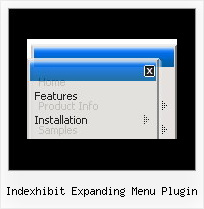 Indexhibit Expanding Menu Plugin Collapse Javascript