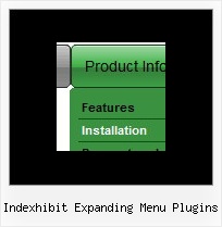 Indexhibit Expanding Menu Plugins Transparent Navigation Bar