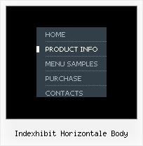 Indexhibit Horizontale Body Dynamic Html Menu Generator