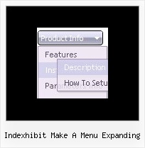 Indexhibit Make A Menu Expanding Cascading Menu Software