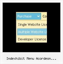 Indexhibit Menu Acordeon Desplegable Sliding Menu Horizontal