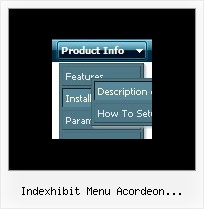 Indexhibit Menu Acordeon Desplegable Javascript Popup Submenu