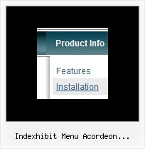 Indexhibit Menu Acordeon Desplegable Horizontal Menu Scroll