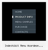 Indexhibit Menu Acordeon Desplegable Java Script Menu Mouse Over