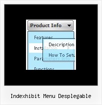 Indexhibit Menu Desplegable Menu Simple