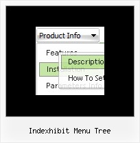 Indexhibit Menu Tree Drop Down Menus Using Javascript