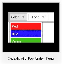 Indexhibit Pop Under Menu Horizontal Css Pulldown Menus
