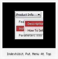 Indexhibit Put Menu At Top Javascript Expanding Menu