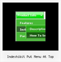 Indexhibit Put Menu At Top Horizontal Dynamic Menu