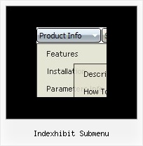 Indexhibit Submenu Menu Navigation
