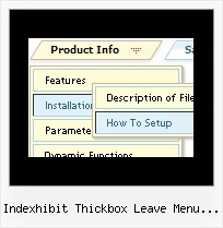 Indexhibit Thickbox Leave Menu Visible Dropdown Java Navigation