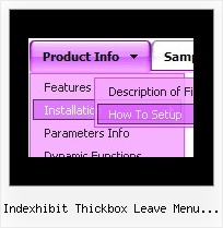 Indexhibit Thickbox Leave Menu Visible Dhtml Menu Maker