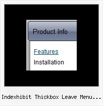 Indexhibit Thickbox Leave Menu Visible Rolldown Menu Scripts