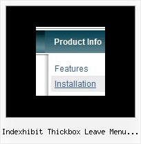 Indexhibit Thickbox Leave Menu Visible Menu Ejemplos