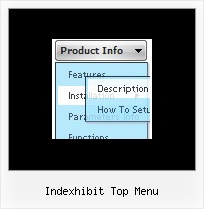 Indexhibit Top Menu Javascript Menu List