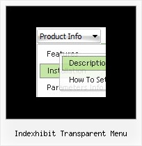 Indexhibit Transparent Menu Cascading Dhtml Menus
