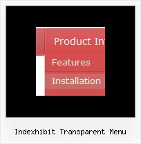 Indexhibit Transparent Menu Vertical Sliding Menus In Fireworks